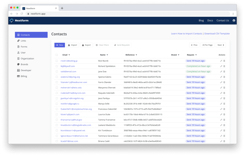 Viewing Forms